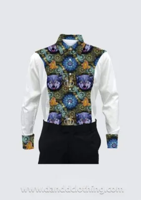 African White Shirt Wolf Monaco
