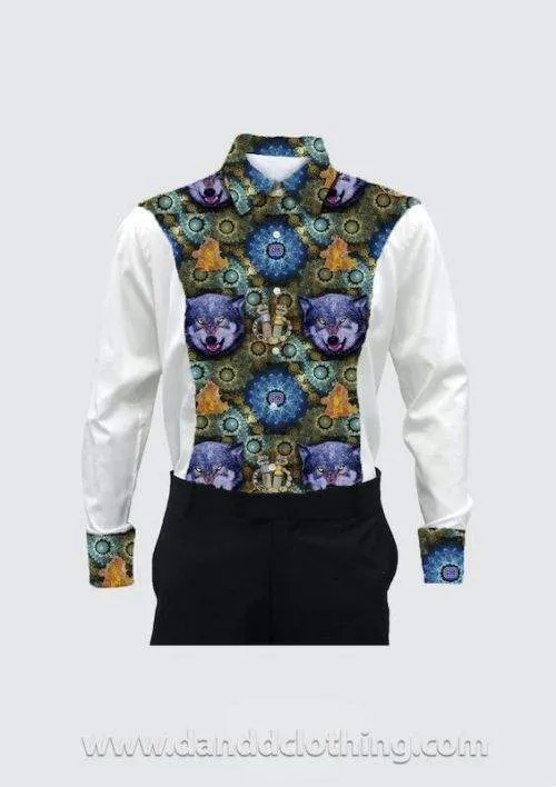 African White Shirt Wolf Monaco