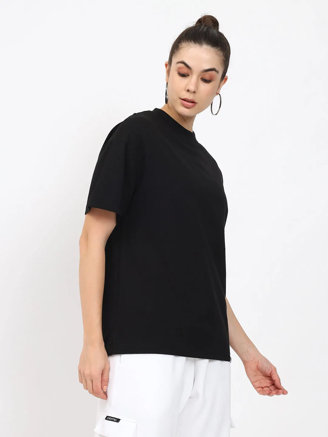 Basic OverSize Drop Shoulder T-shirt - Blue