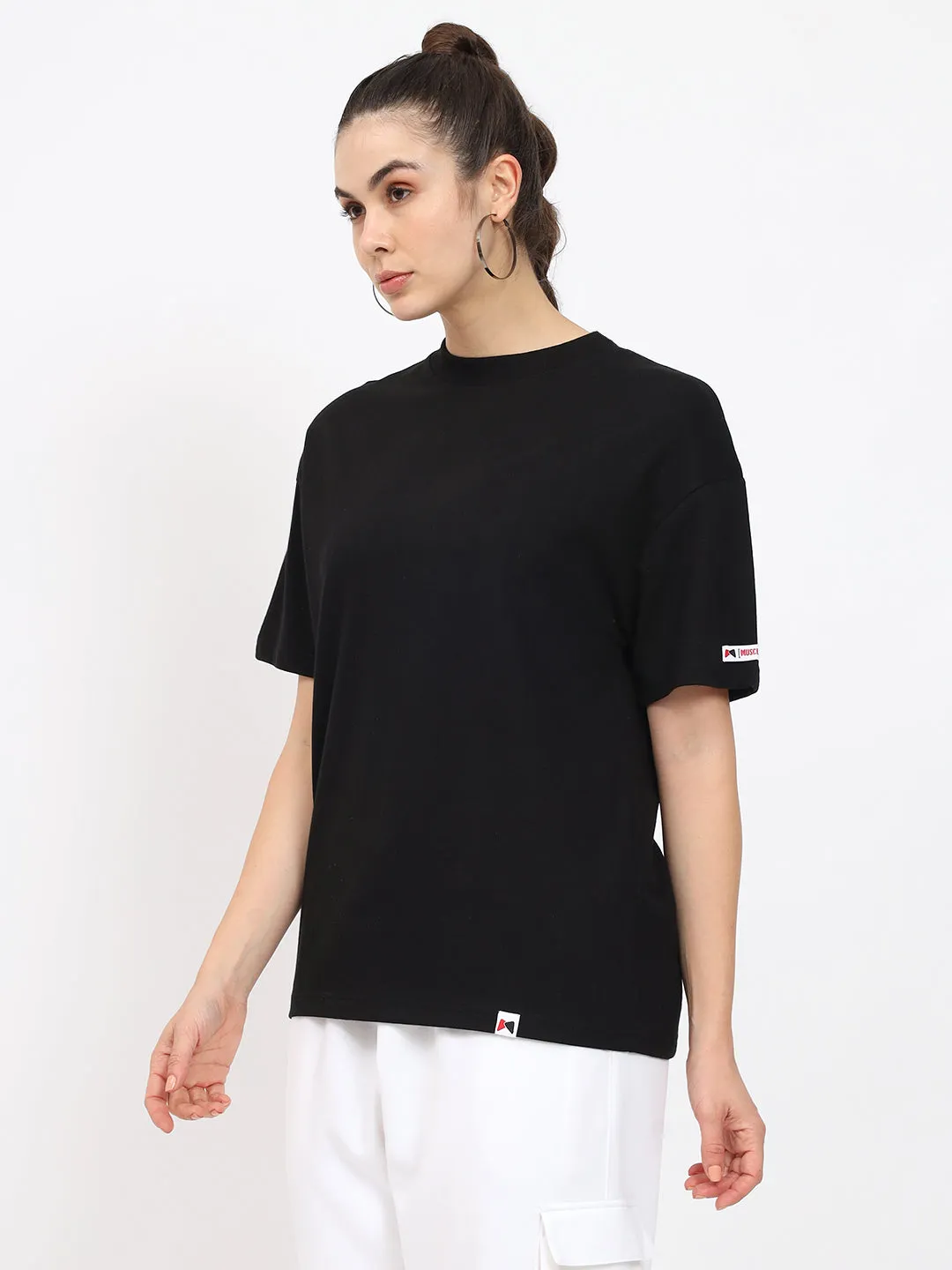 Basic OverSize Drop Shoulder T-shirt - Blue