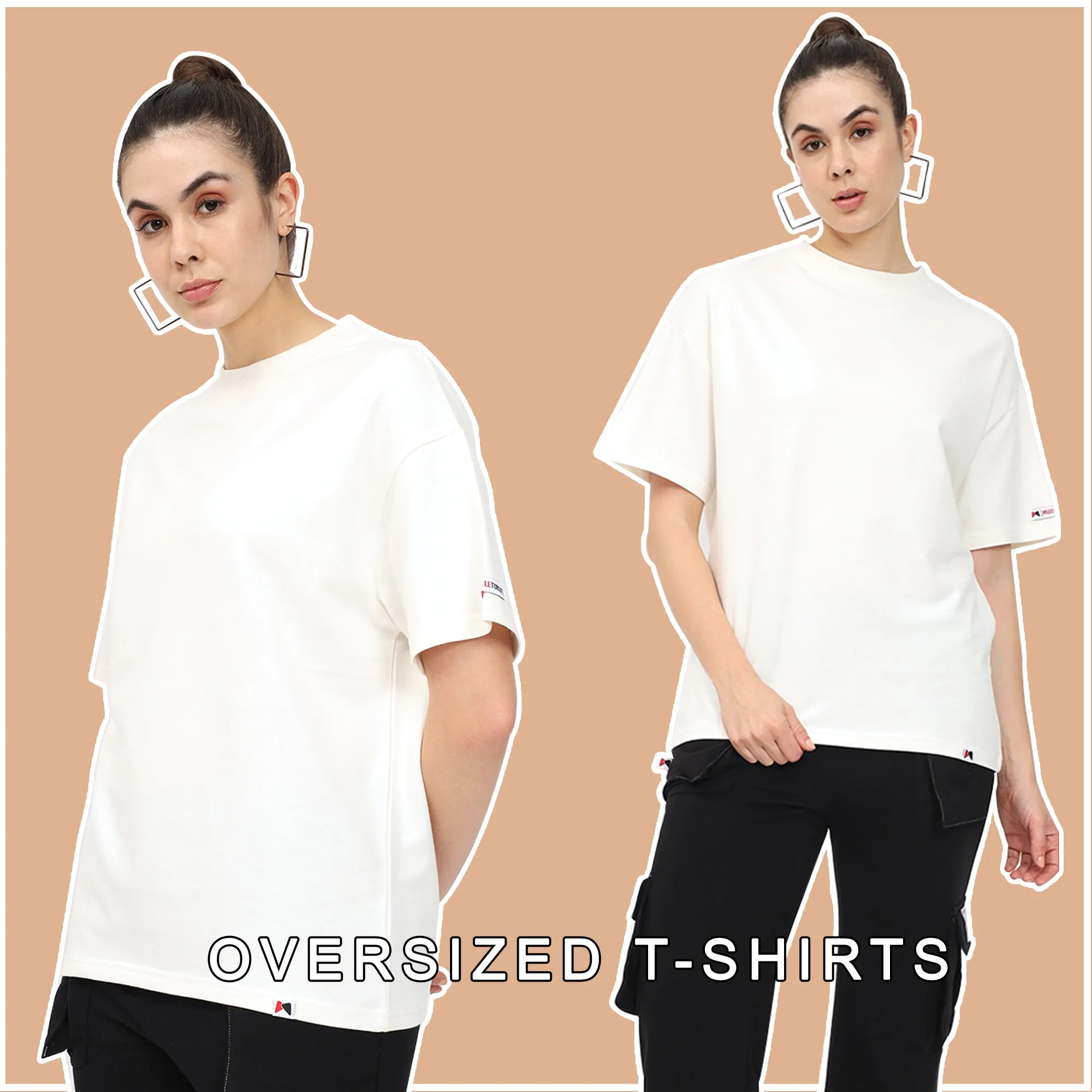 Basic OverSize Drop Shoulder T-shirt - Blue