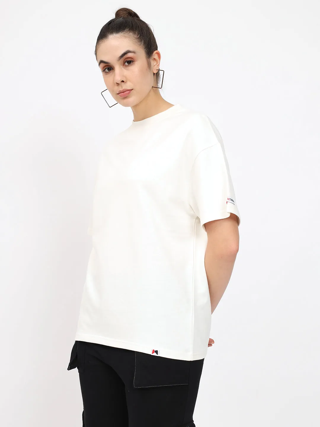Basic OverSize Drop Shoulder T-shirt - Blue