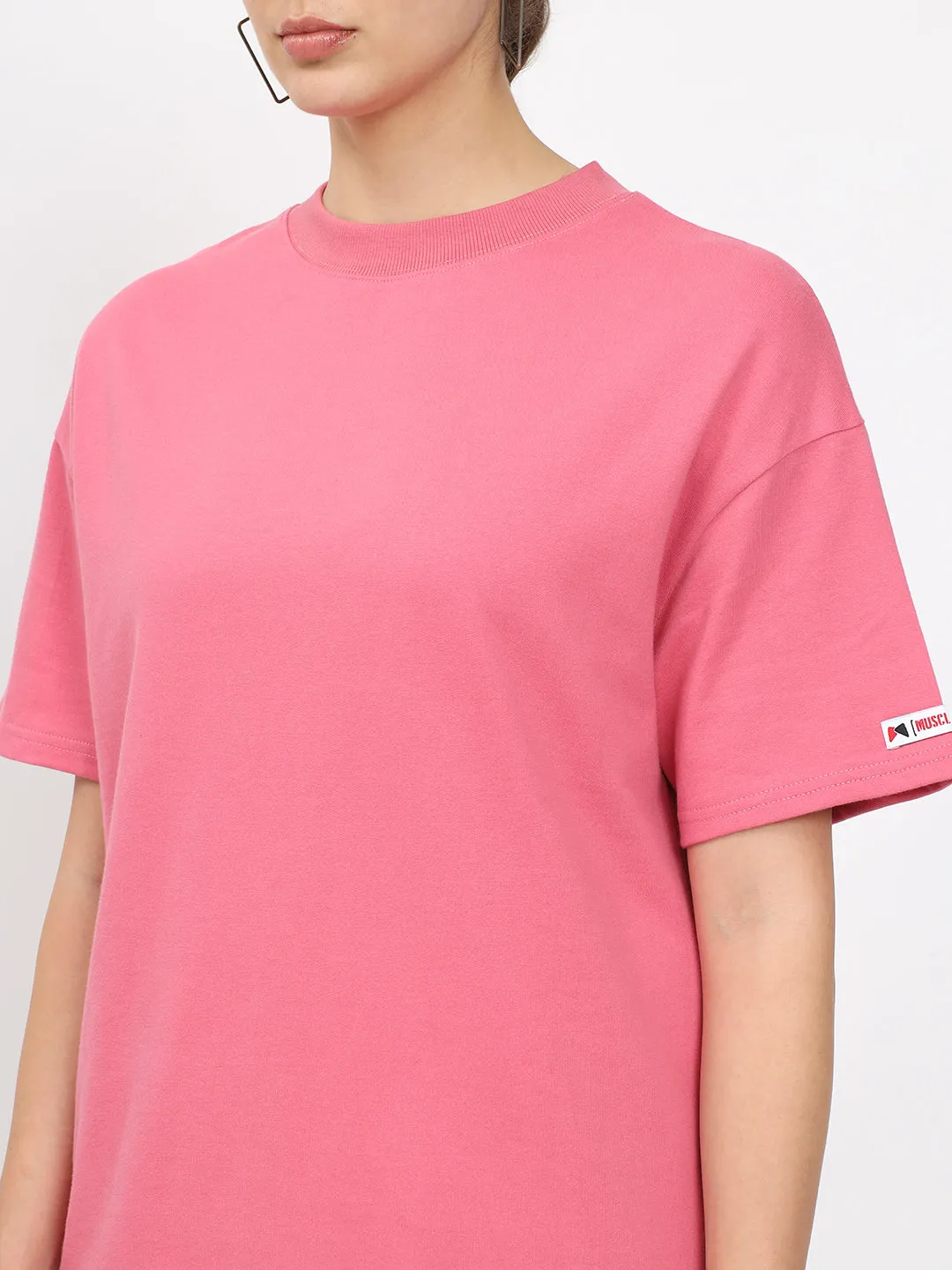 Basic OverSize Drop Shoulder T-shirt - Blue