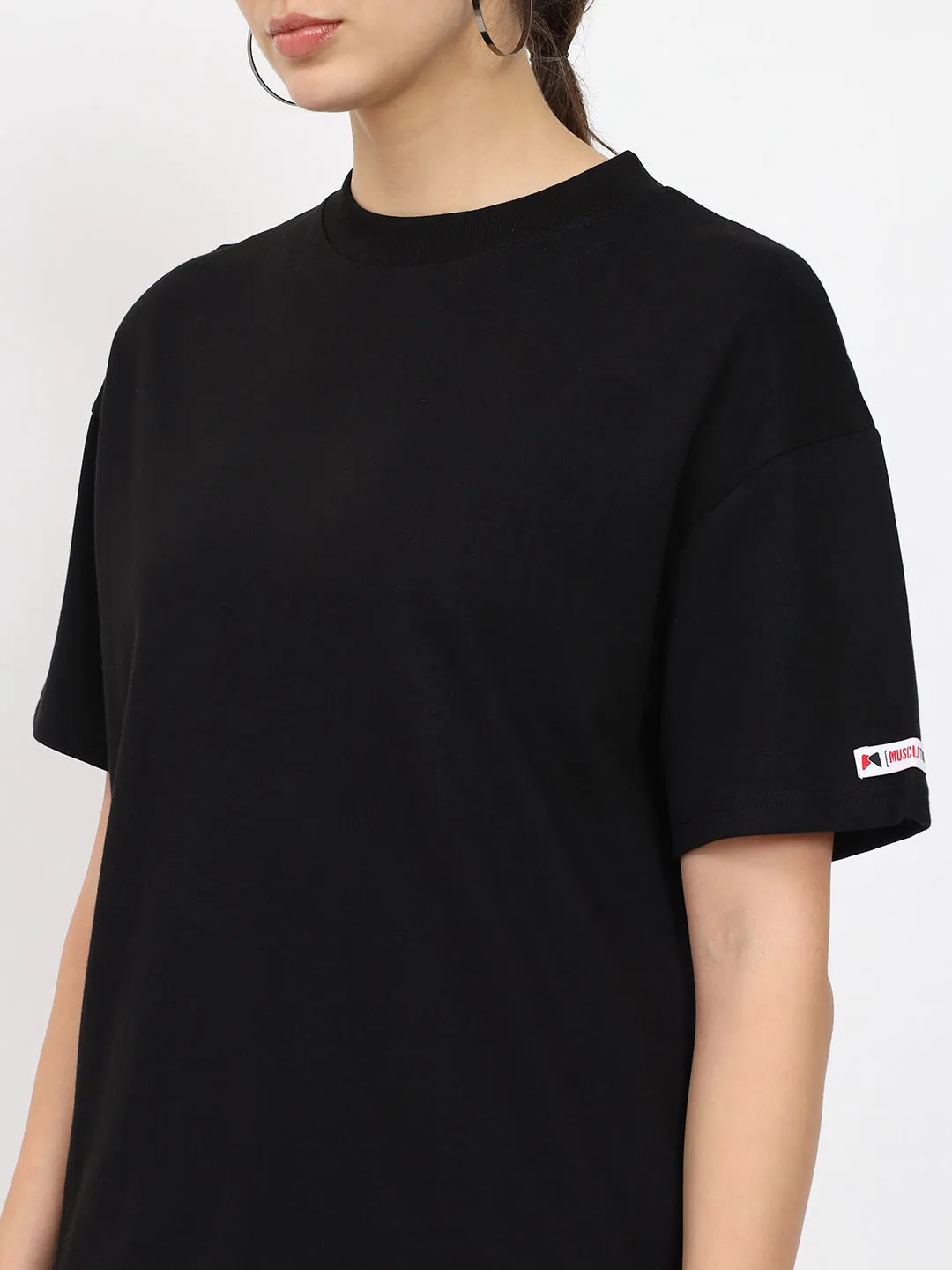Basic OverSize Drop Shoulder T-shirt - Blue