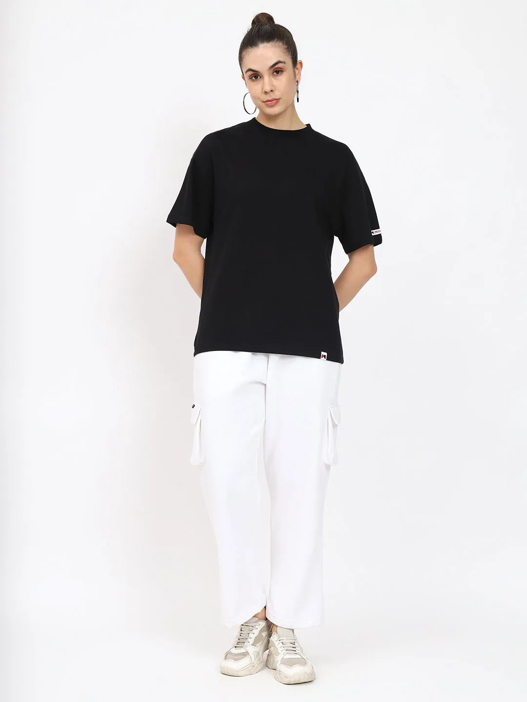 Basic OverSize Drop Shoulder T-shirt - Blue