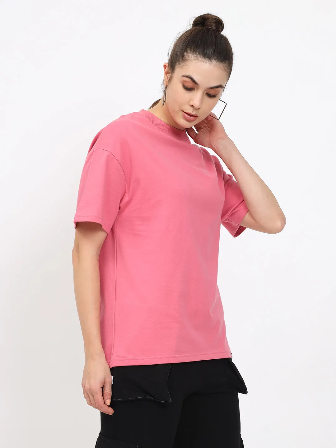 Basic OverSize Drop Shoulder T-shirt - Blue