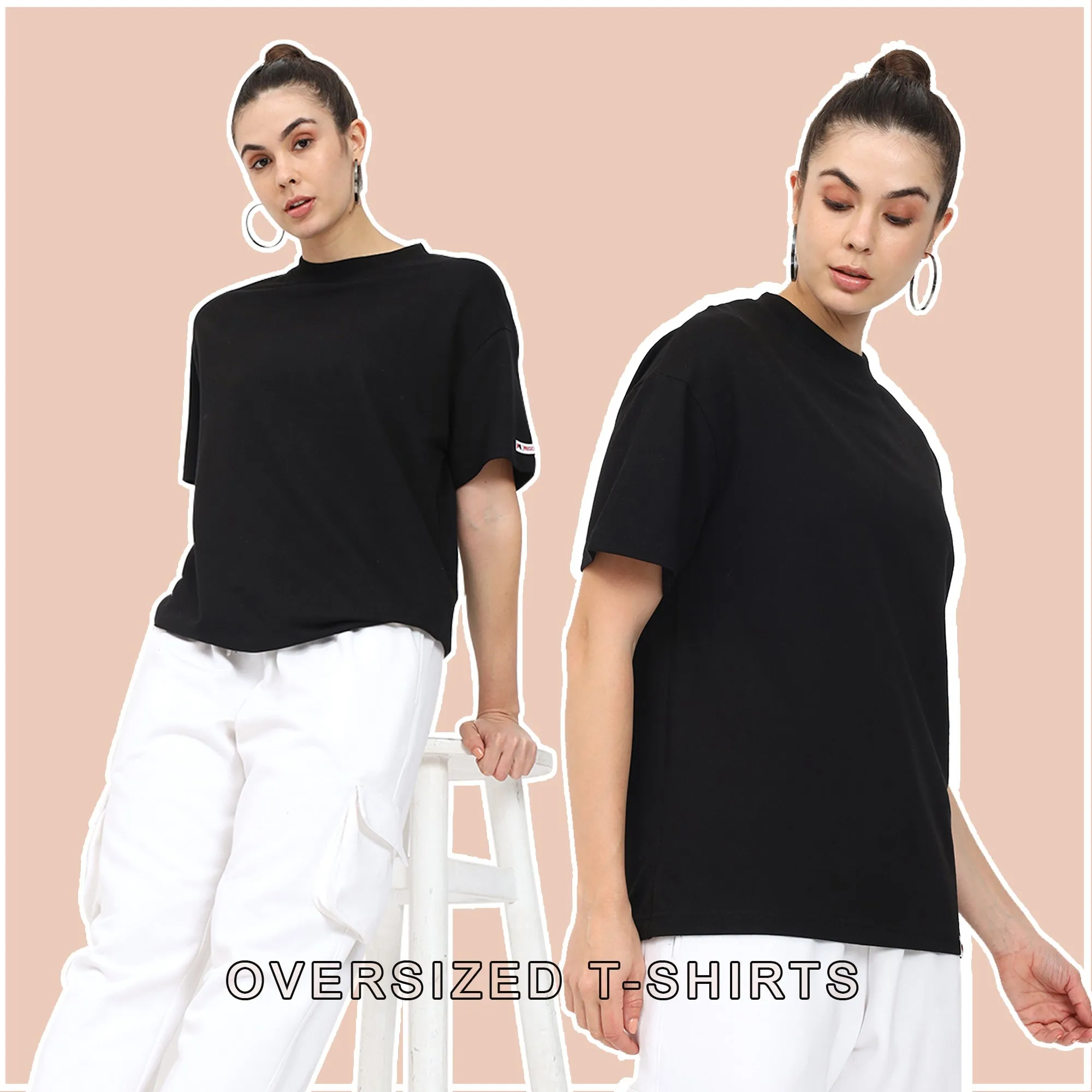 Basic OverSize Drop Shoulder T-shirt - Blue