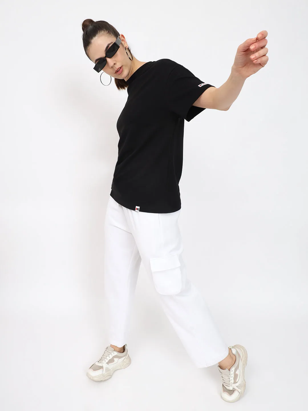 Basic OverSize Drop Shoulder T-shirt - Blue