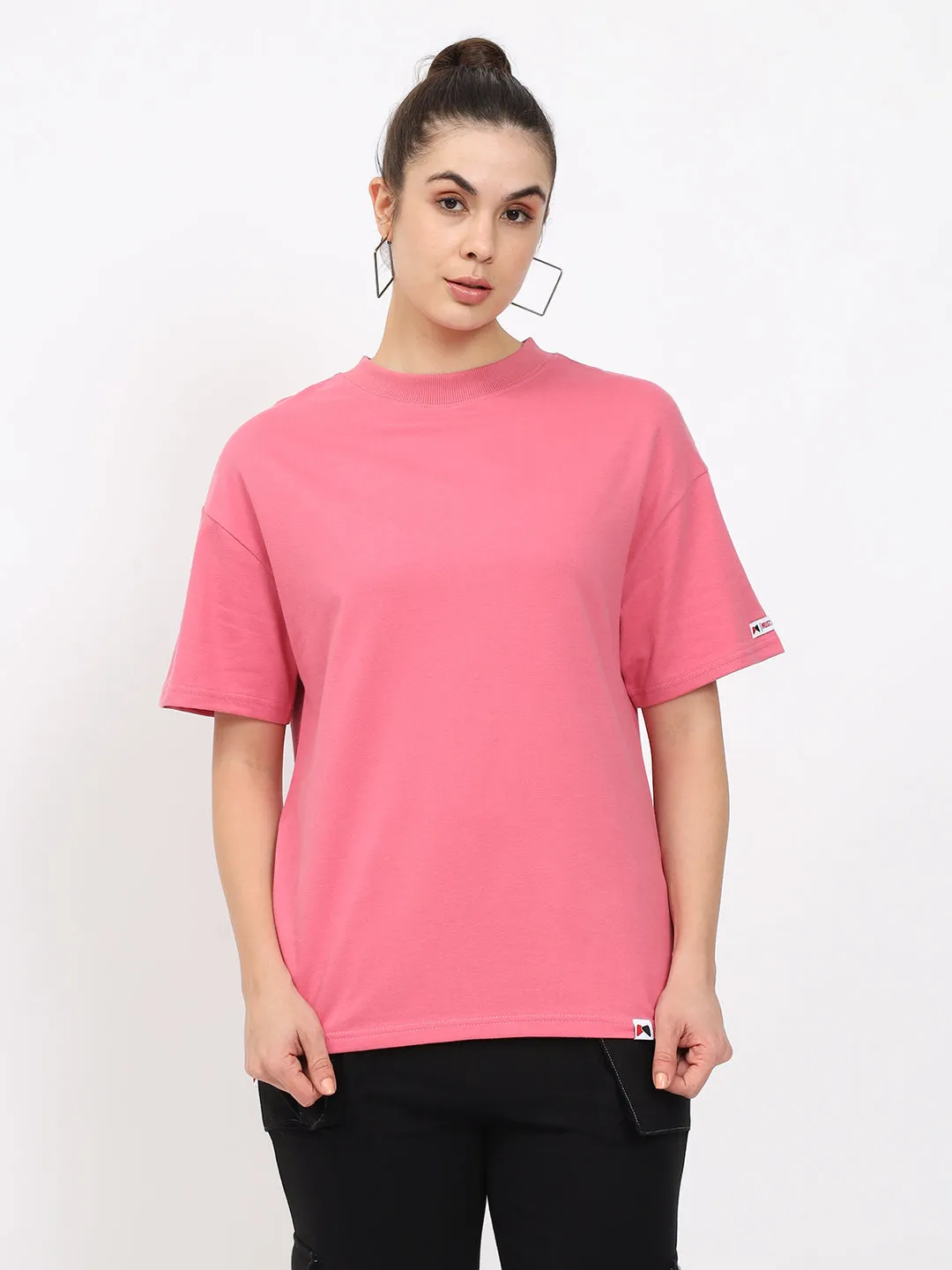 Basic OverSize Drop Shoulder T-shirt - Blue