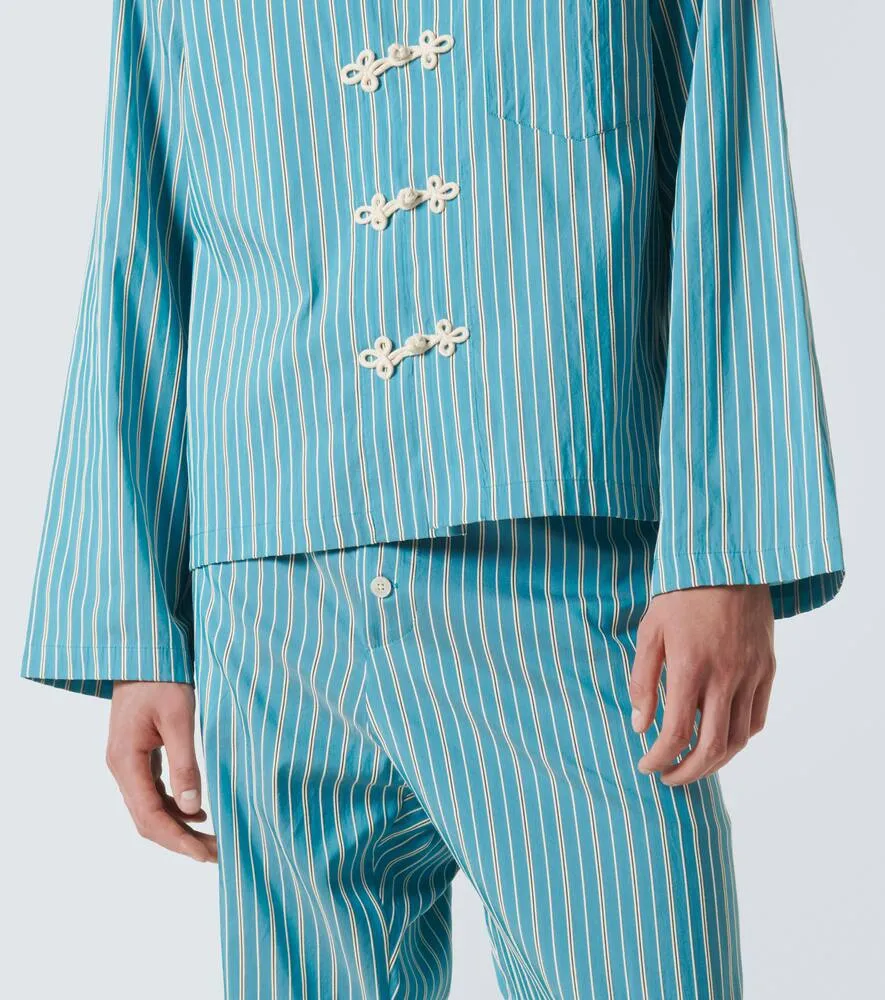Bode Shore Stripe cotton-blend shirt