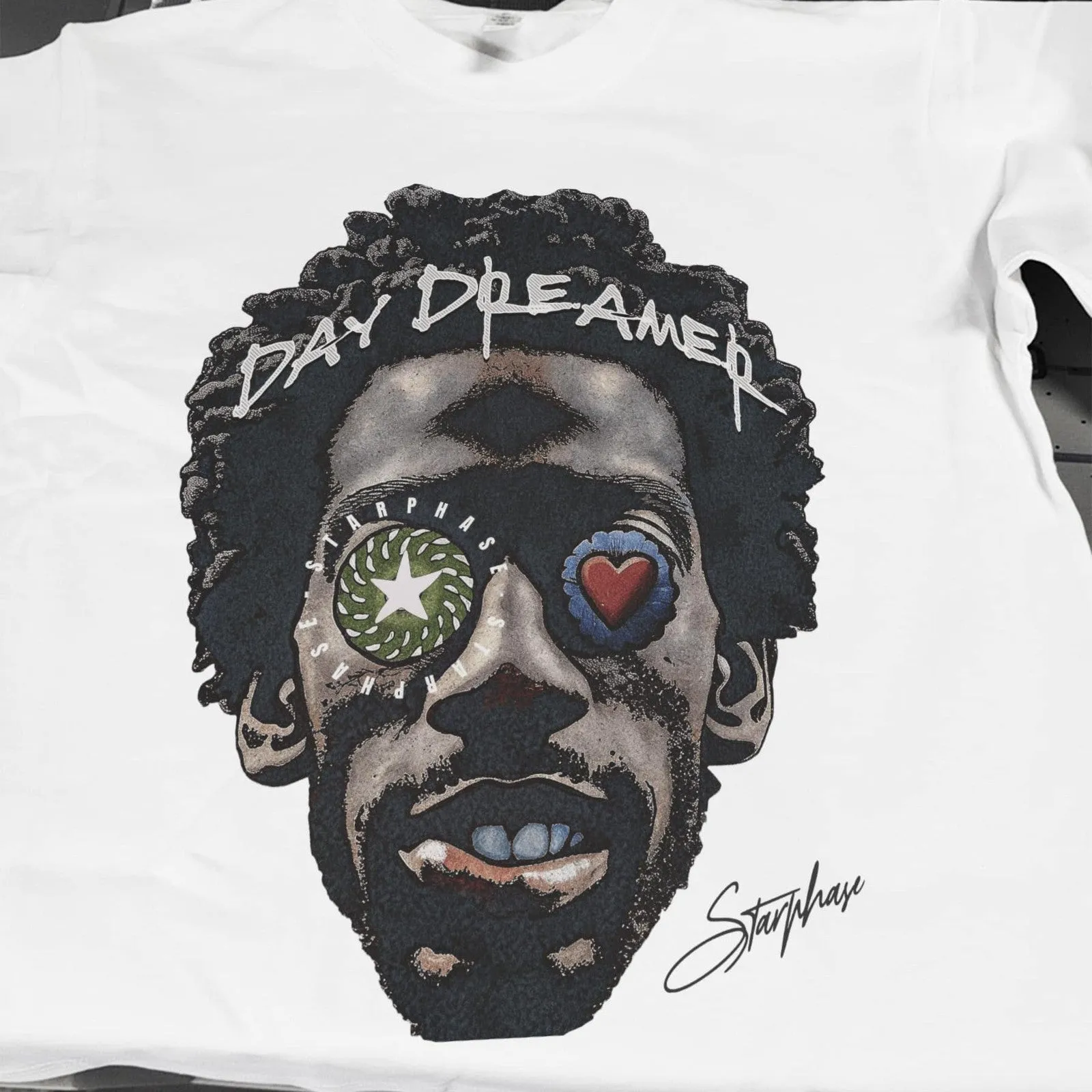 Day Dreamer Oversized Cotton Graphic T-Shirt