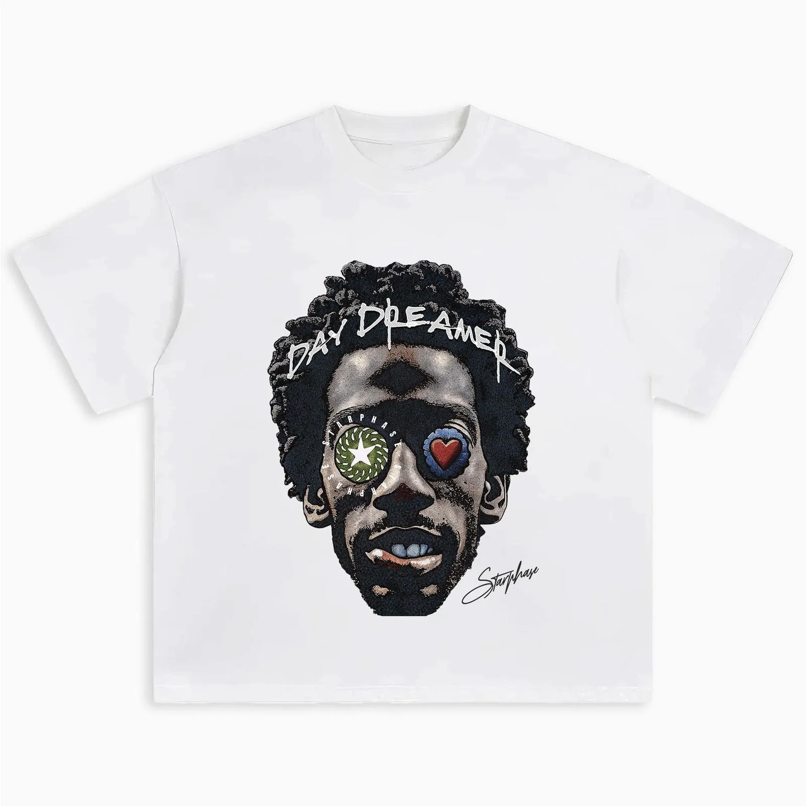 Day Dreamer Oversized Cotton Graphic T-Shirt