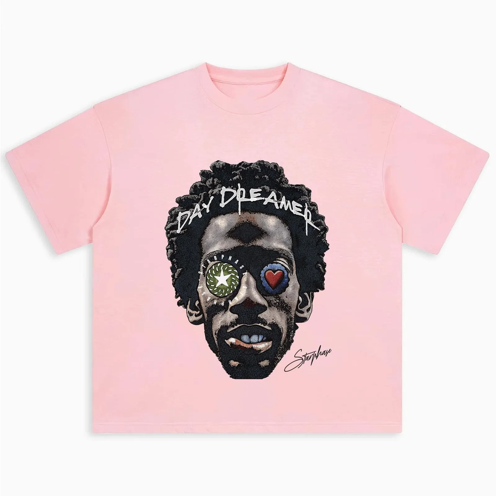 Day Dreamer Oversized Cotton Graphic T-Shirt
