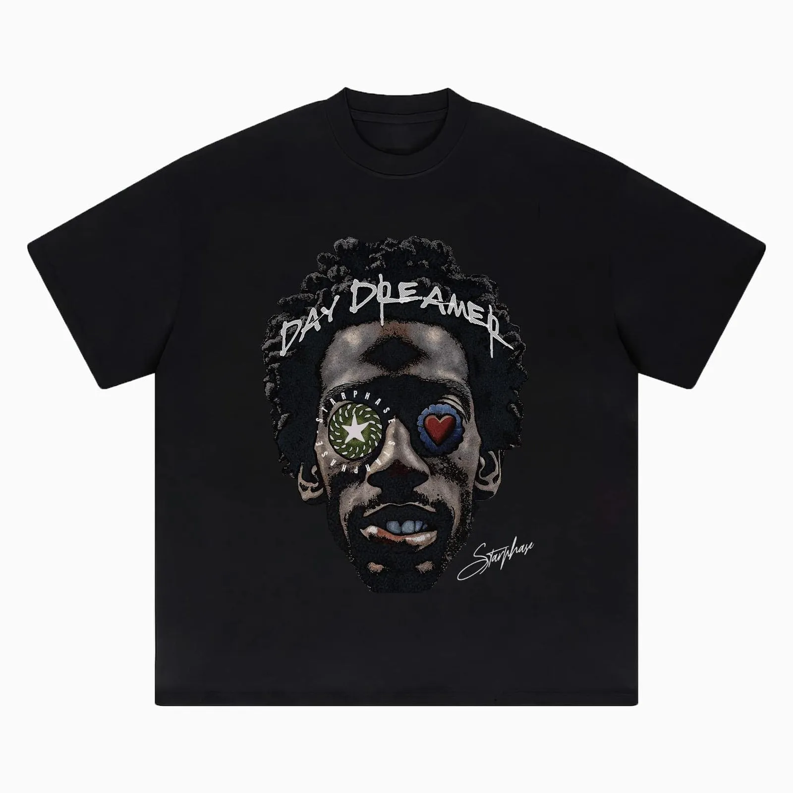 Day Dreamer Oversized Cotton Graphic T-Shirt