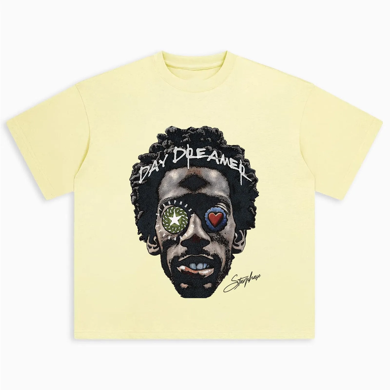 Day Dreamer Oversized Cotton Graphic T-Shirt