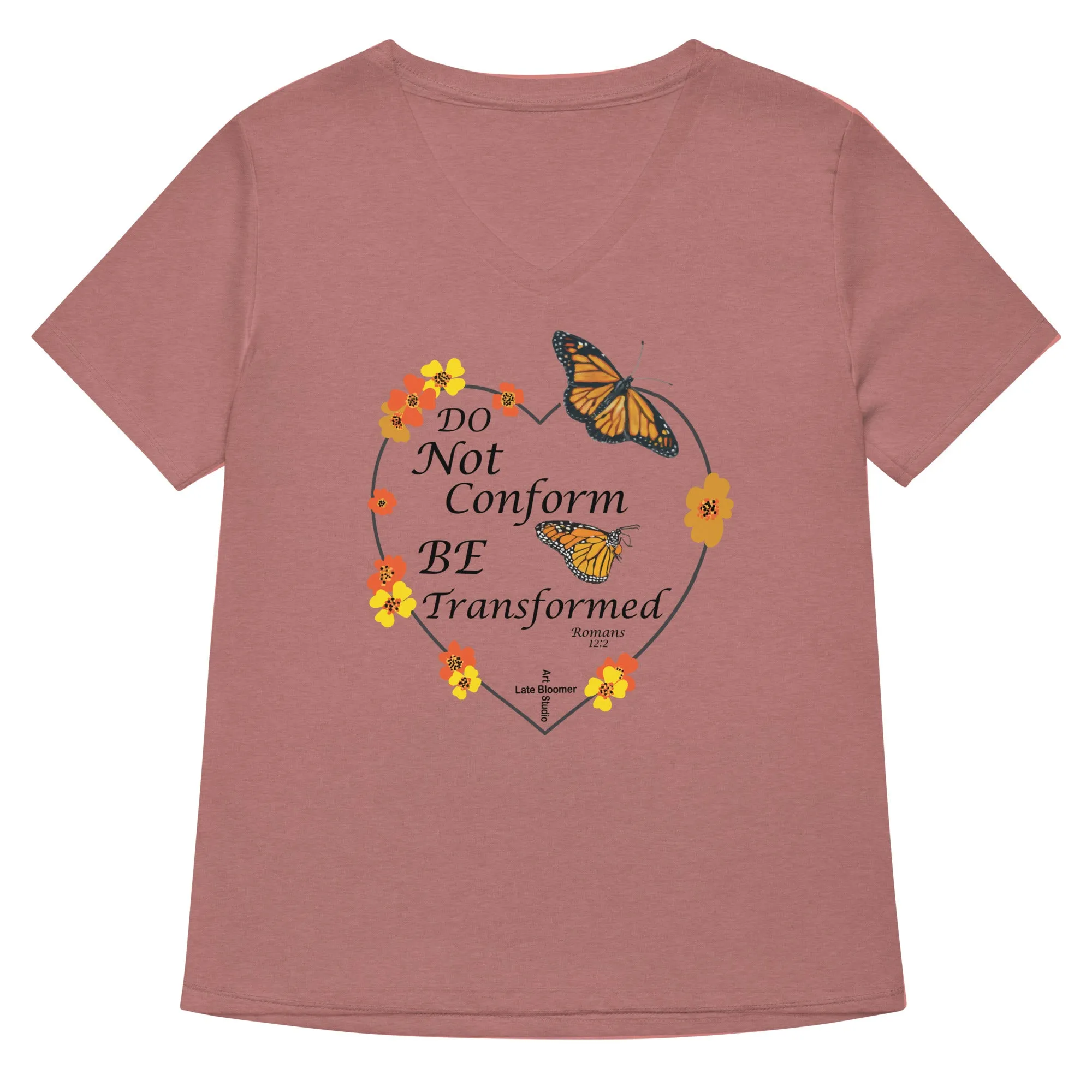 Do Not Conform/Be Transformed- Women’s relaxed V-neck t-shirt