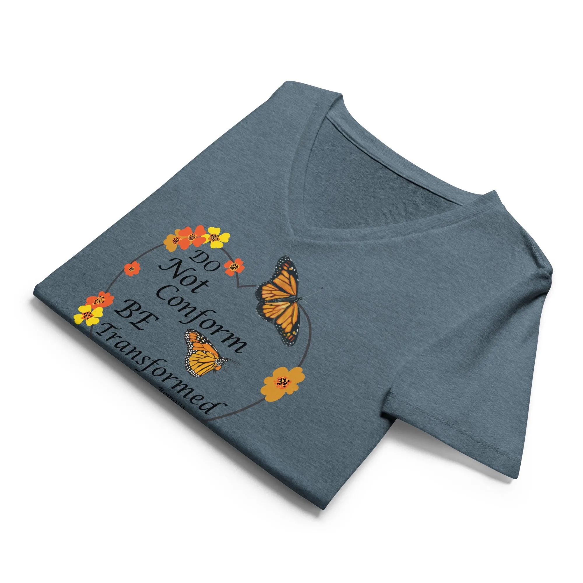 Do Not Conform/Be Transformed- Women’s relaxed V-neck t-shirt
