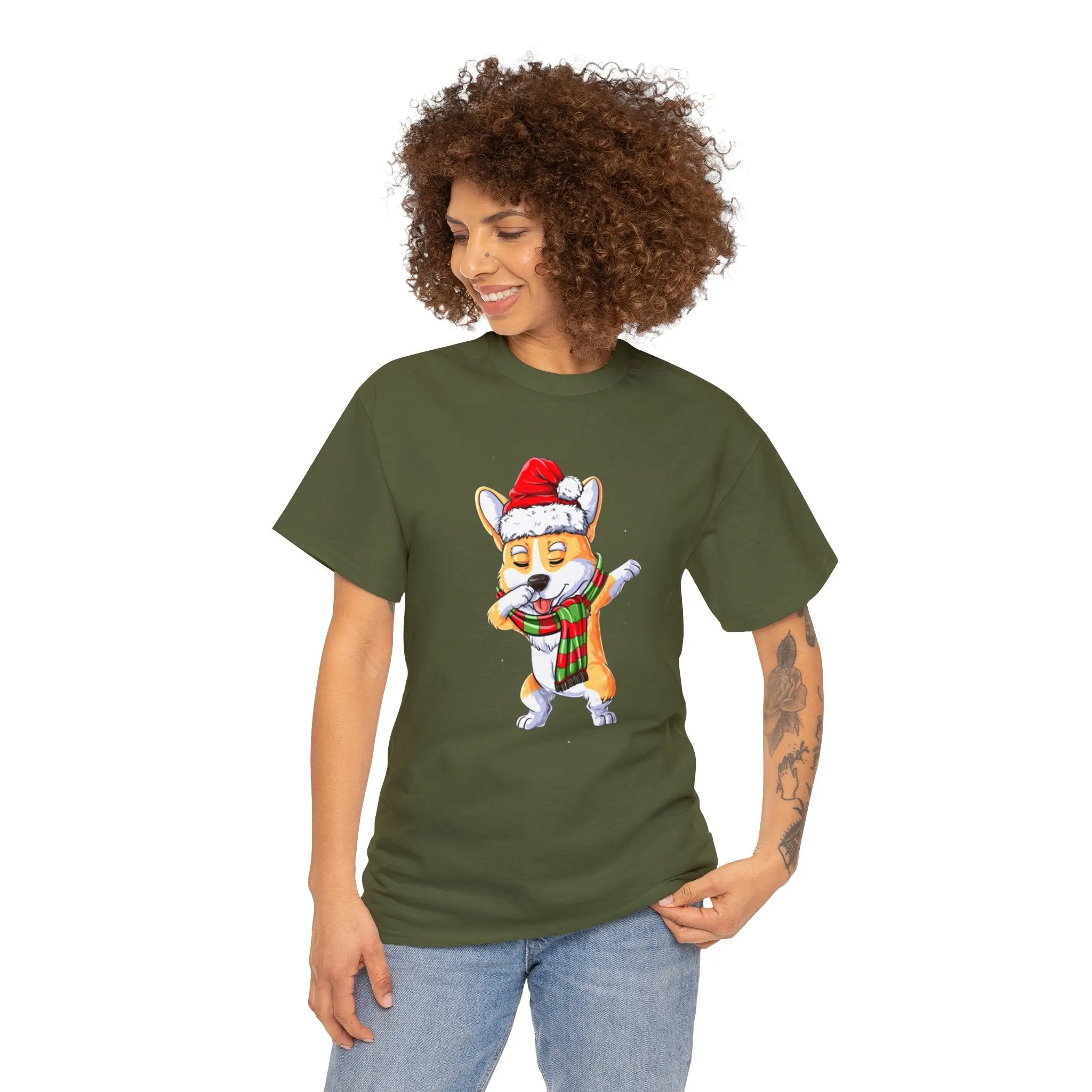 Doggie Dance Christmas Cotton Tee