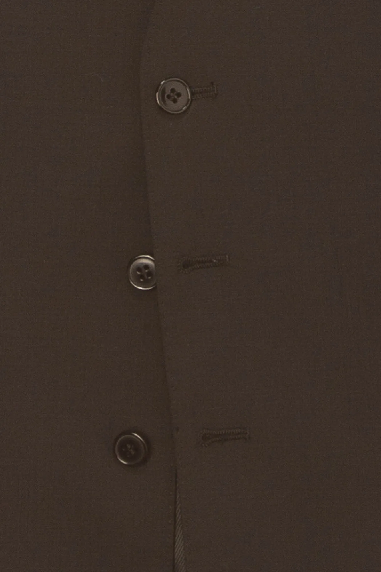 Dolce & Gabbana - Black Wool Button Up Vest - IT 48