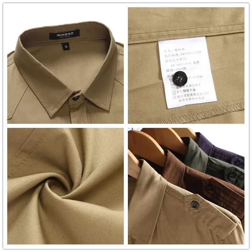 Epaulet Shirt Military Style