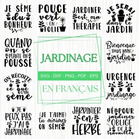 French Gardening SVG Bundle