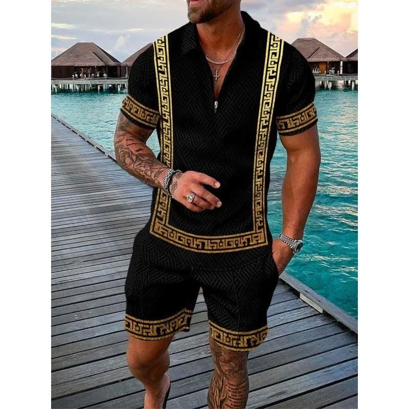Men's 2 Piece Casual Tracksuits Set   S649200