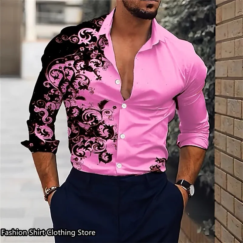 men's classic half-sleeve Hawaiian shirt