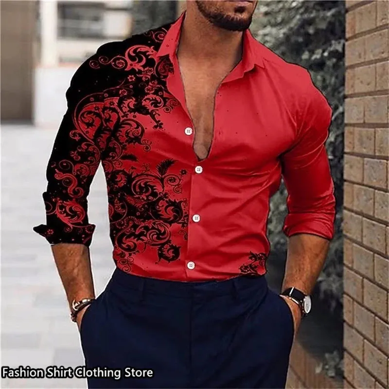 men's classic half-sleeve Hawaiian shirt