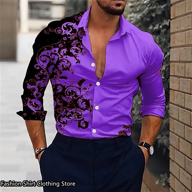 men's classic half-sleeve Hawaiian shirt