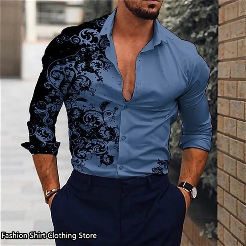 men's classic half-sleeve Hawaiian shirt