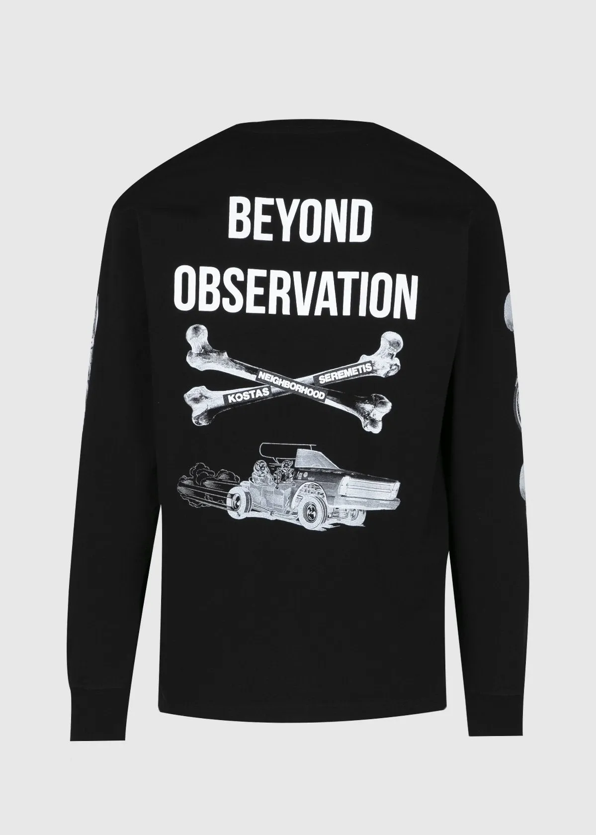 NEIGHBORHOOD: GRAPHIC LS TEE [BLACK]