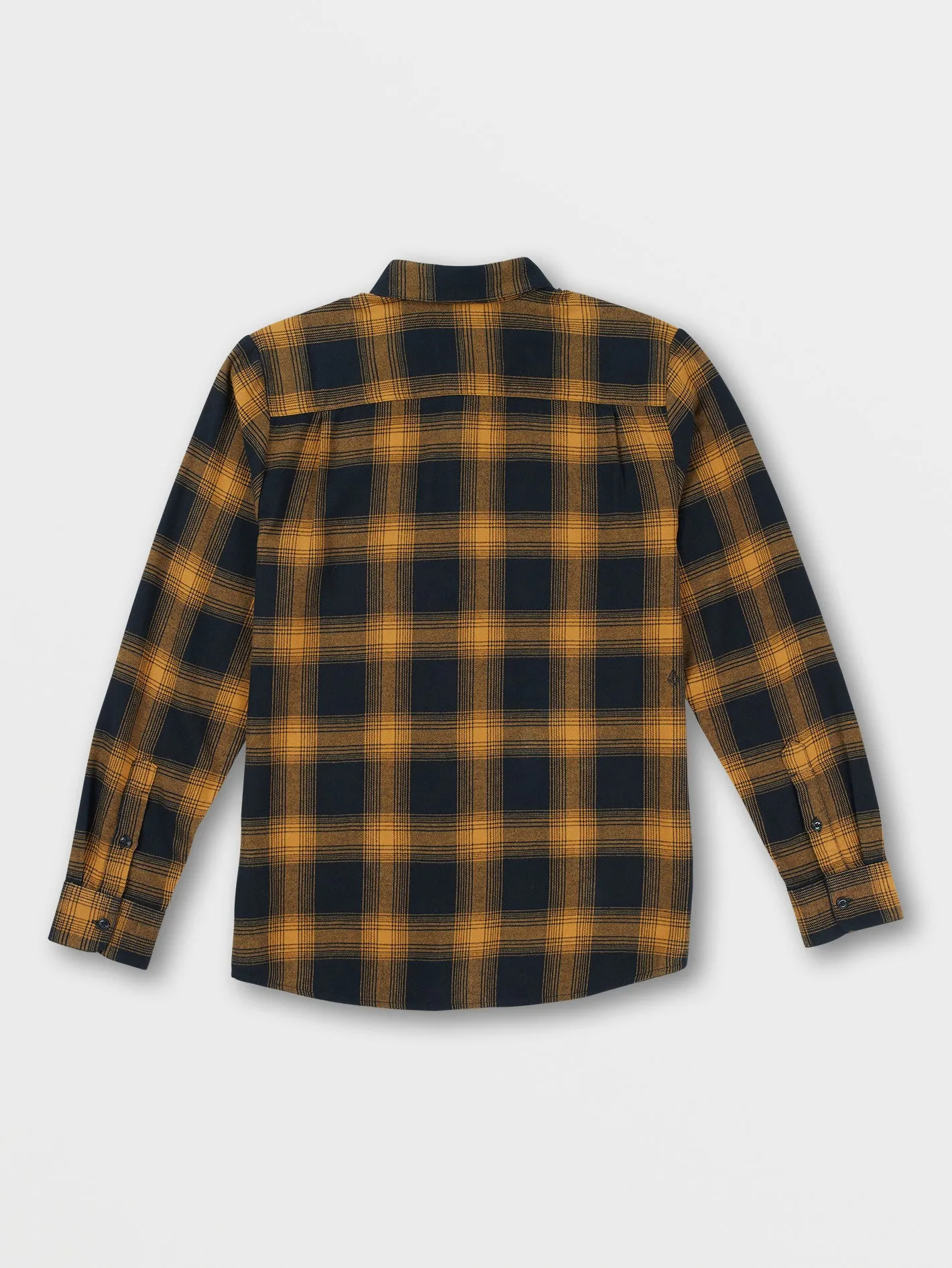 Netastone Long Sleeve Flannel - Rinsed Black