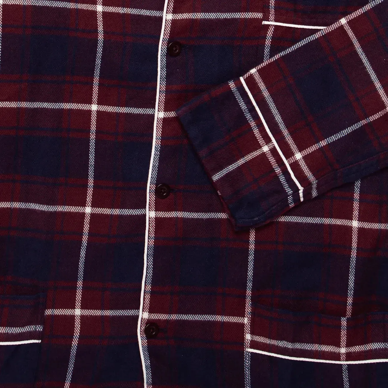 Pajama Flannel Shirt - Check