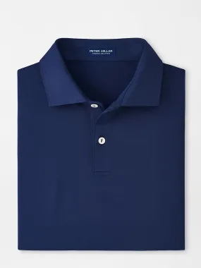 Peter Millar Solid Performance Jersey Polo in Navy