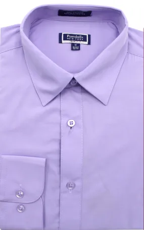 PORTABELLA,SOLID-SPREAD COLLAR-DRESS SHIRTS-S2020-VIOLET