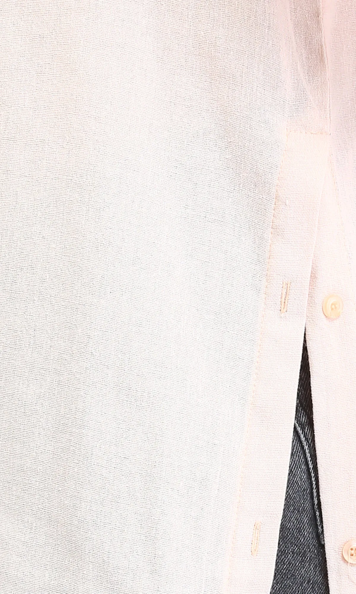 R206364 - Casual Long Sleeves Regular Fit Shirt - Nude