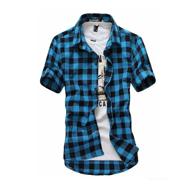 Red & Black Plaid Checkered Shirt