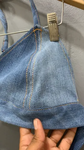 REWORKED DENIM BRA (AW24)