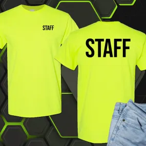 Safety Color Staff Shirts, Staff T Shirts