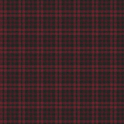 Scrappenstance Wine Medium Plaid