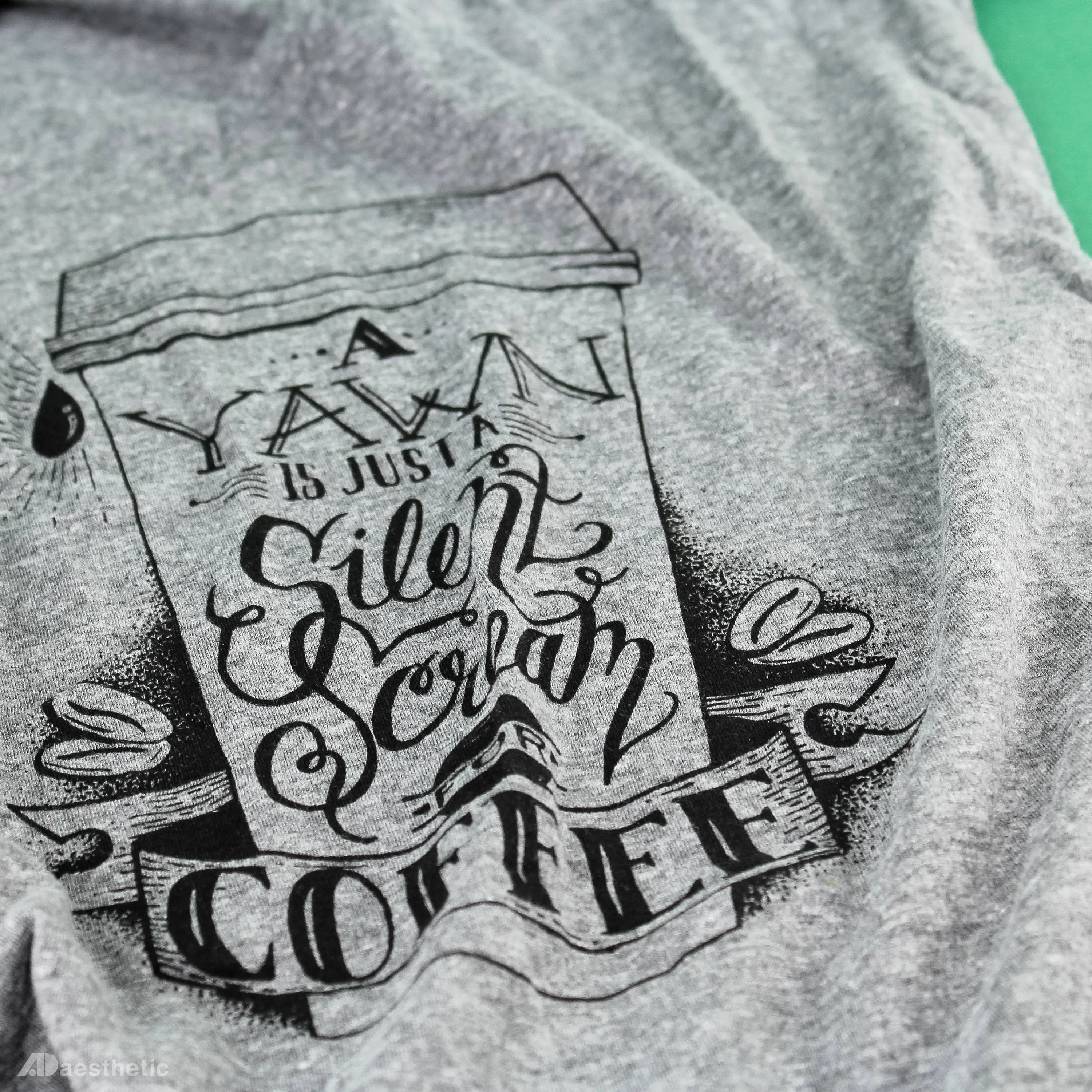 Scream for Coffee V-neck T-shirt