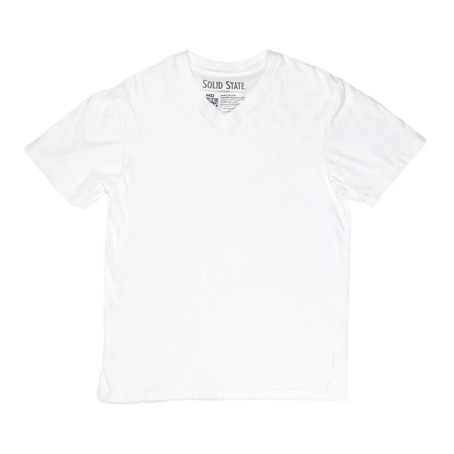 Solid State Clothing T-Shirt V-Neck (Optic White)