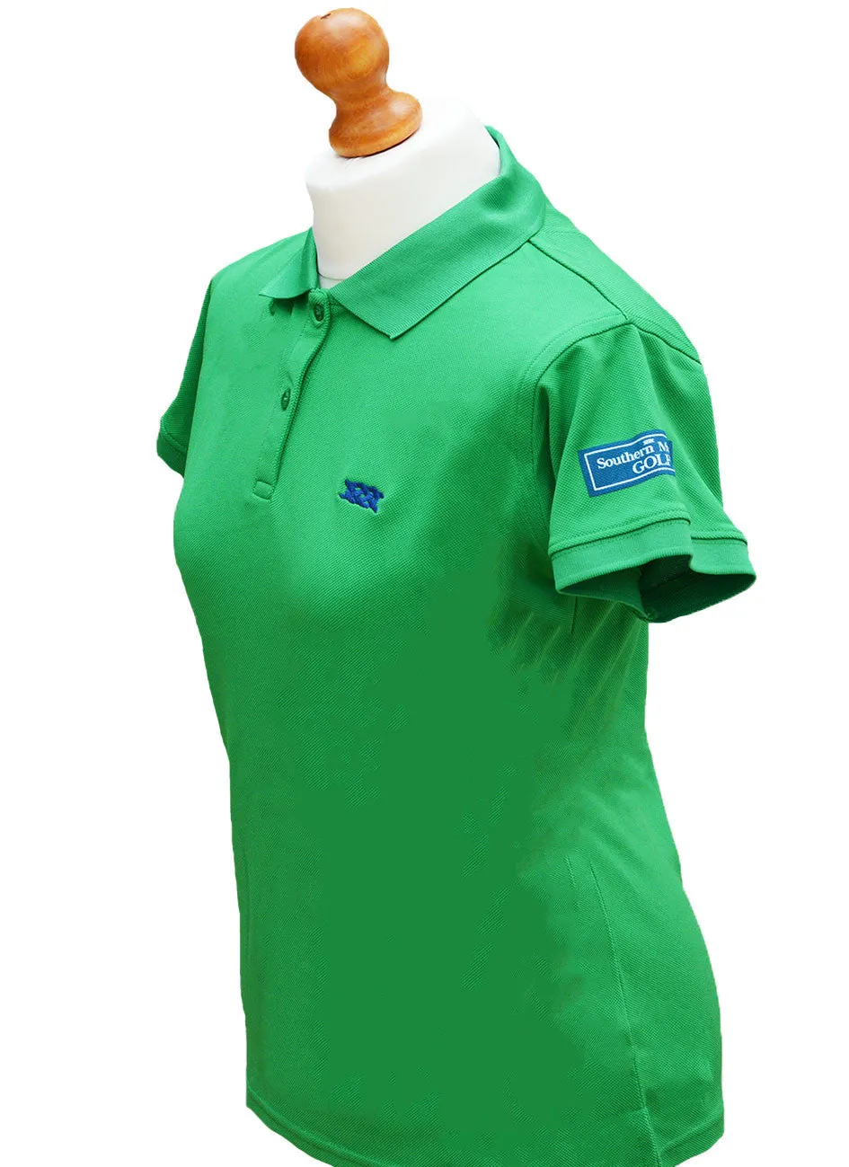 Southern Marine's Woodbridge Ladies Golf Polo in Kelly Green    ON SALE