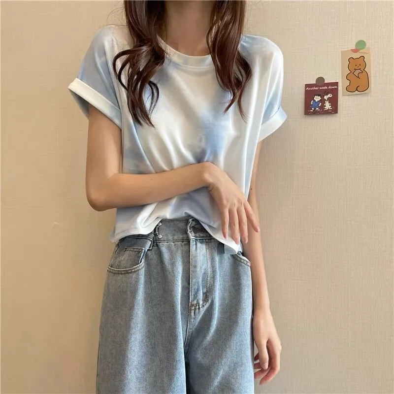 Sweet Tie Dye Loose T-shirts