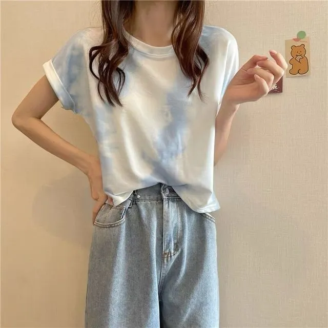 Sweet Tie Dye Loose T-shirts