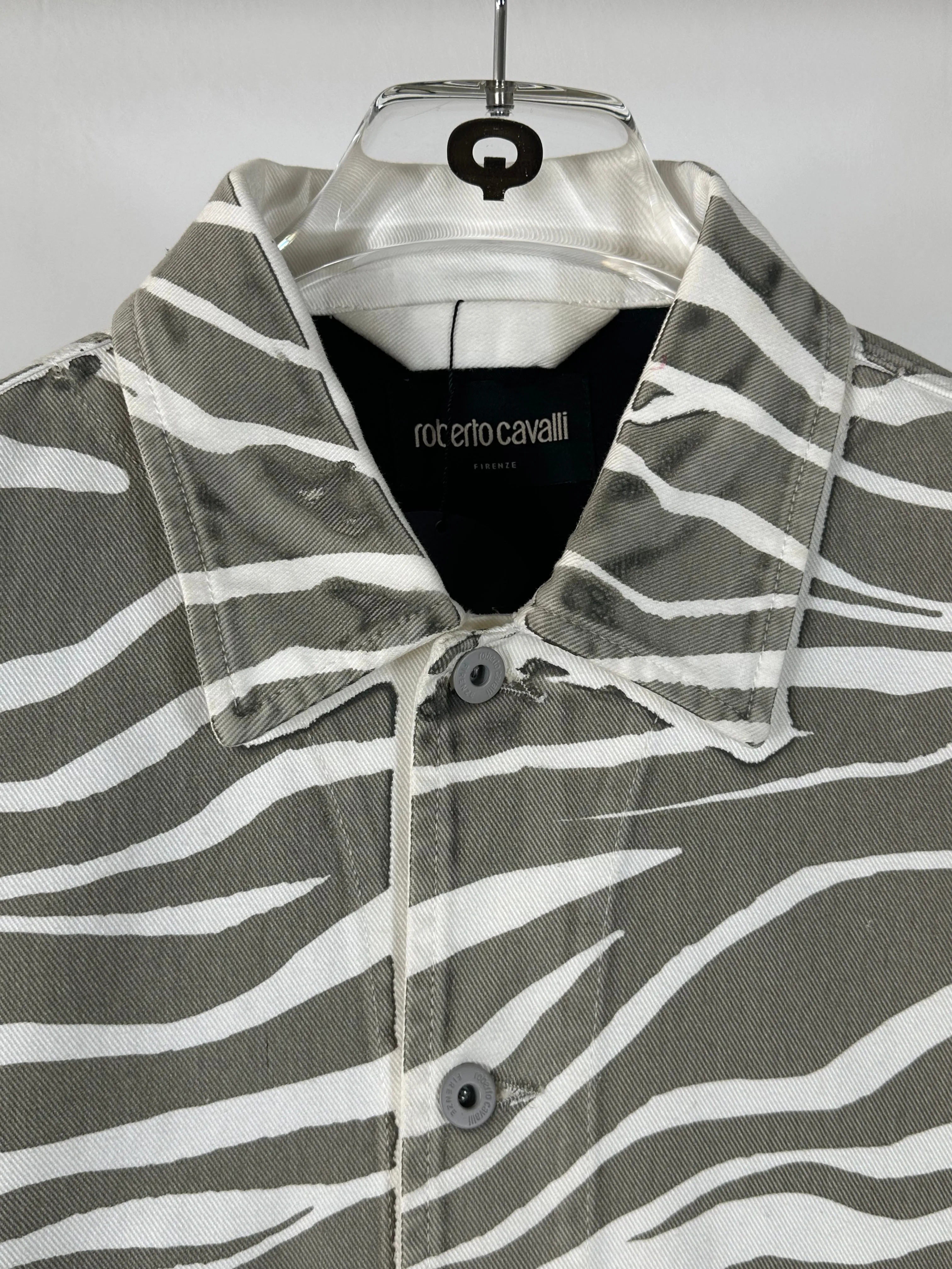 Zebra Denim Jacket