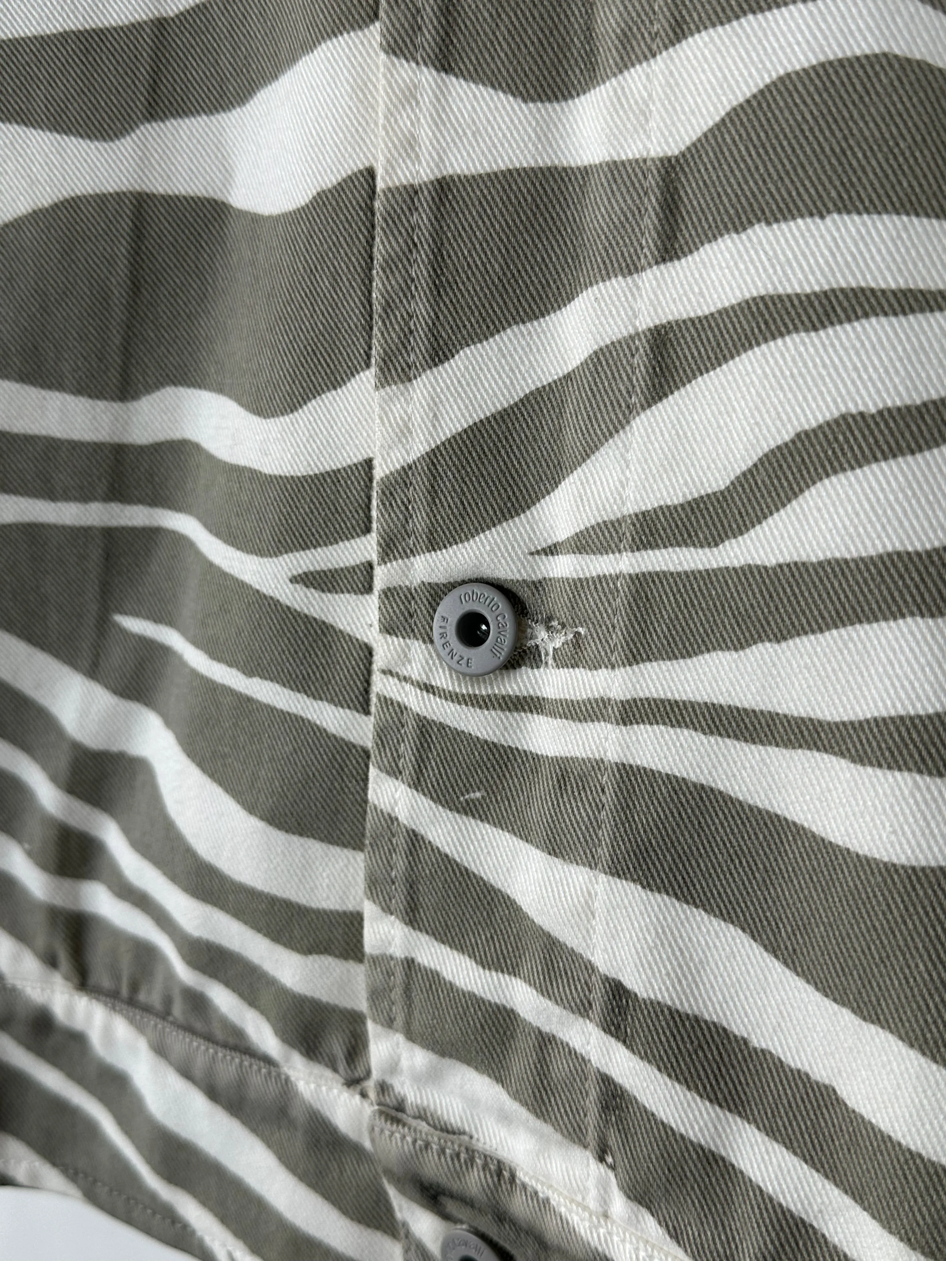 Zebra Denim Jacket