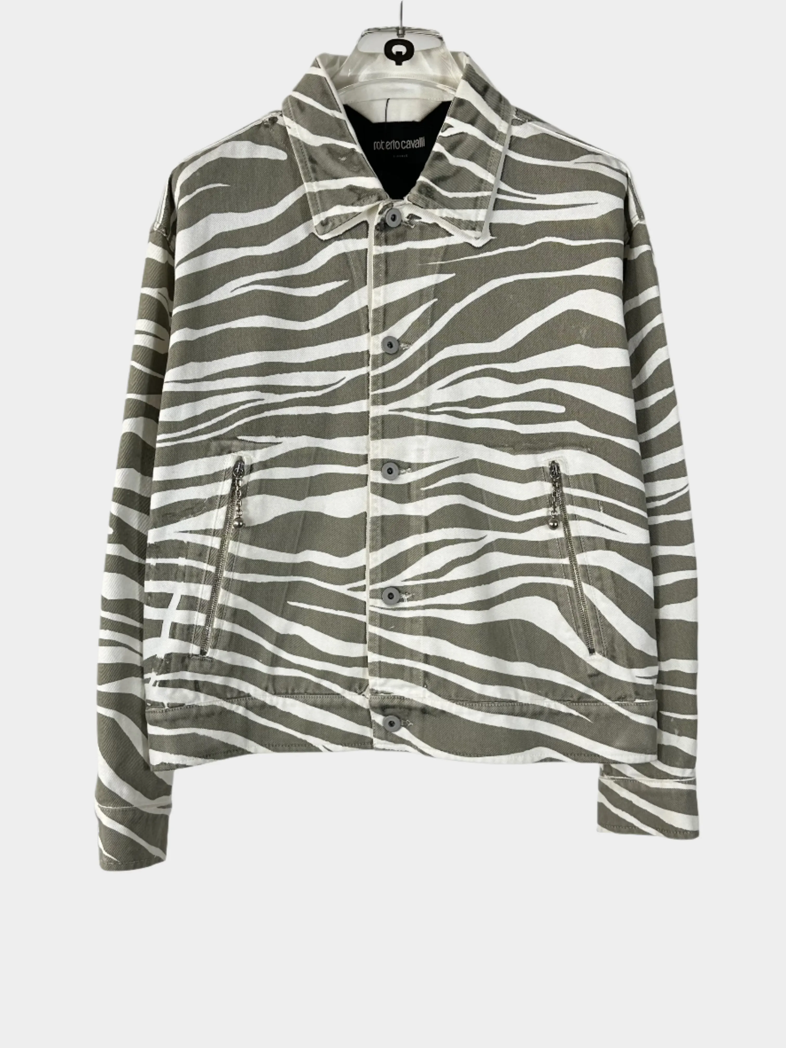 Zebra Denim Jacket